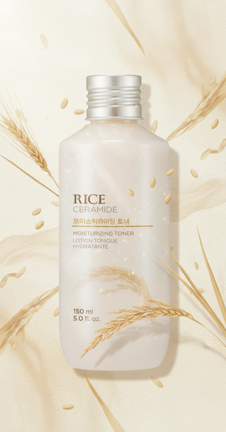 The Face Shop Rice Ceramide Moisturizing Toner, 150ml.