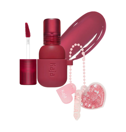 Kaja Jelly Charm Glazed Lip Stain & Blush With Keychain 🍒