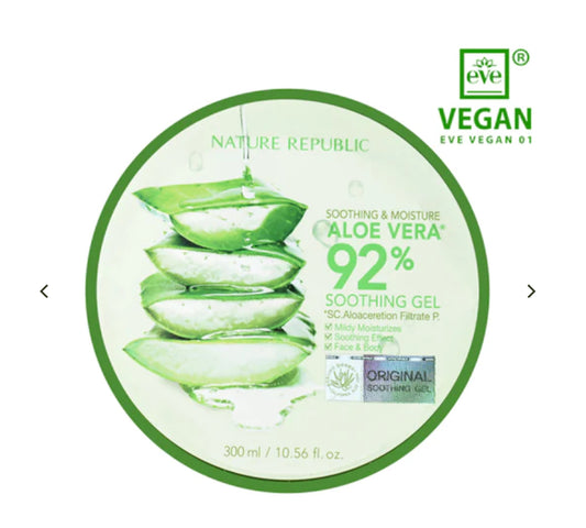 [VEGAN BEAUTY] Soothing & Moisture Aloe Vera 92% Soothing Gel