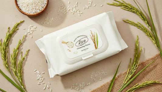 SKINFOOD, Rice Daily Brightening Cleansing Tissue, 80 Wipes